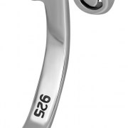 Plain Celtic Triskele Triple Spiral Silver Ring, rp788